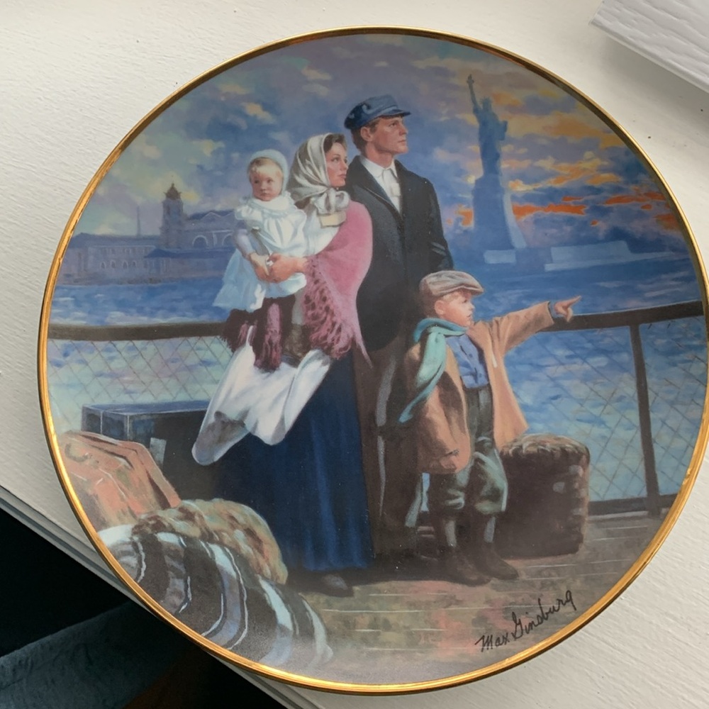 Franklin mint collector plate